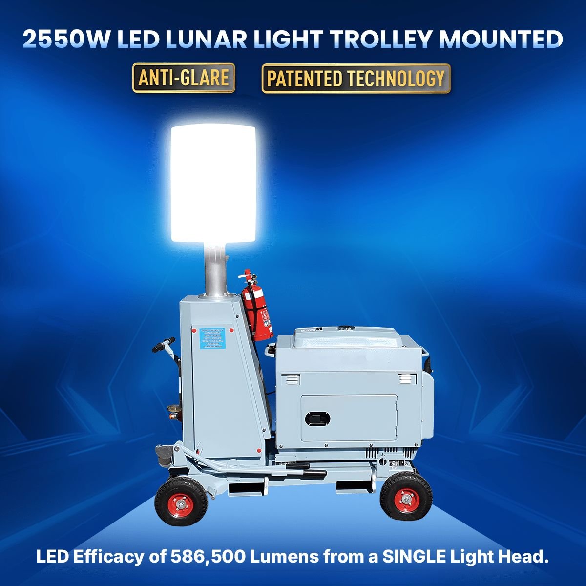 LED Effiacy of 586,500 Lumens from a Single Light Head