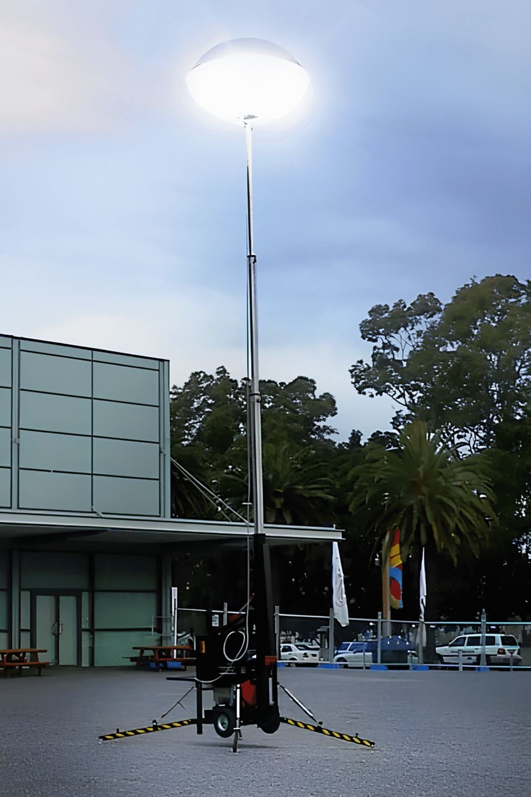 Rigid Polymer Lights providing permanent, glare-free, high-quality lighting for car parks, golf courses, and other public spaces requiring durable outdoor lighting solutions.