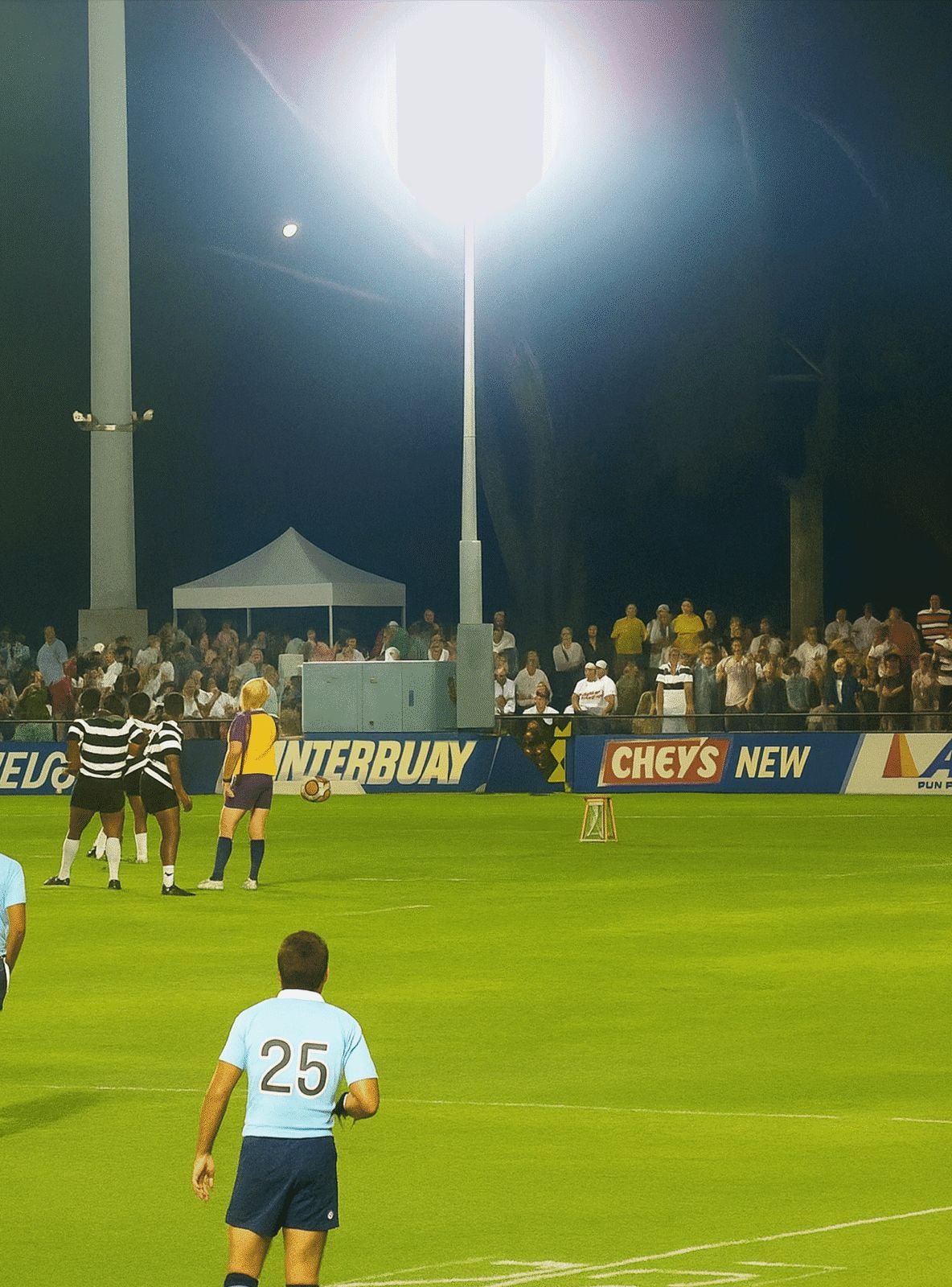 Lunar Lighting providing daylight-quality lighting for sporting events, ensuring clear visibility for athletes and spectators with glare-free illumination.